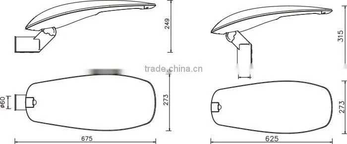 High Performance IP66 TUV-GS CE RoHS 30W 3000-7000K Led Street Light IP66 For Sale