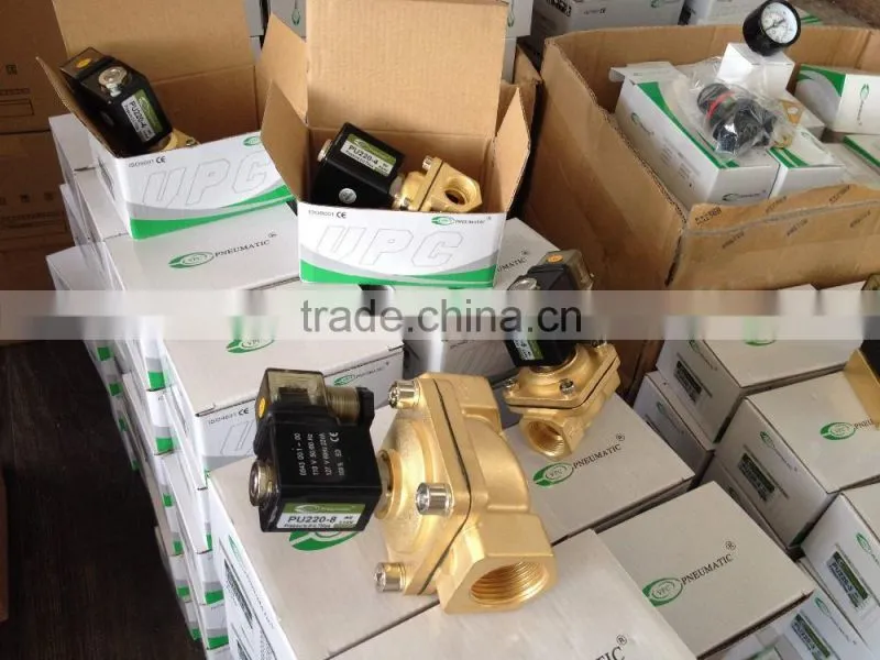 PU220-04 AC220V 2/2 Way Water Solenoid Valve
