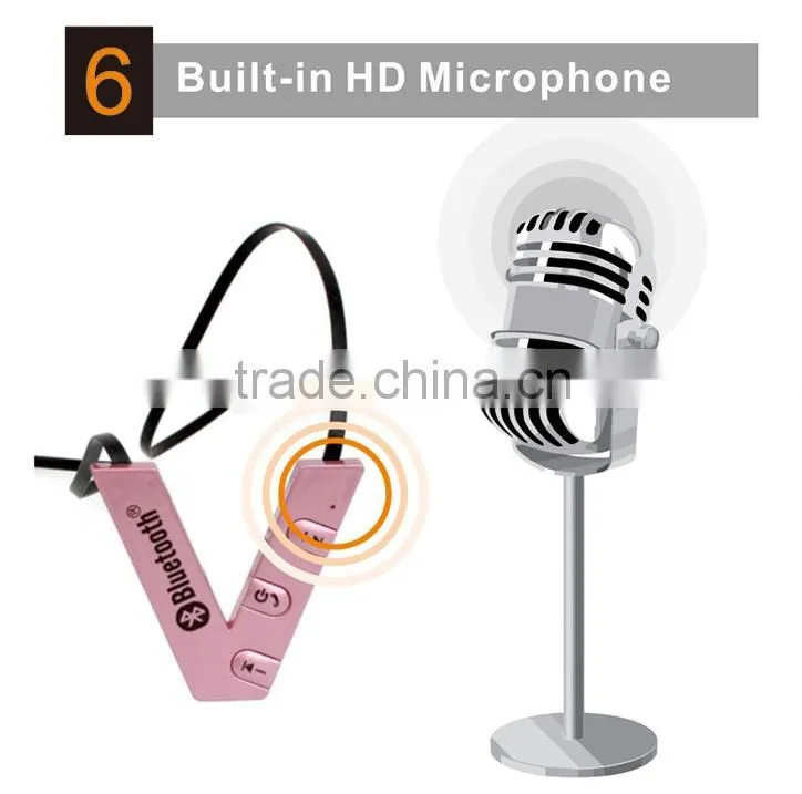 V4.1 Sports Stereo Bluetooth Wireless Headset Headphones With Excellant Deep Bass