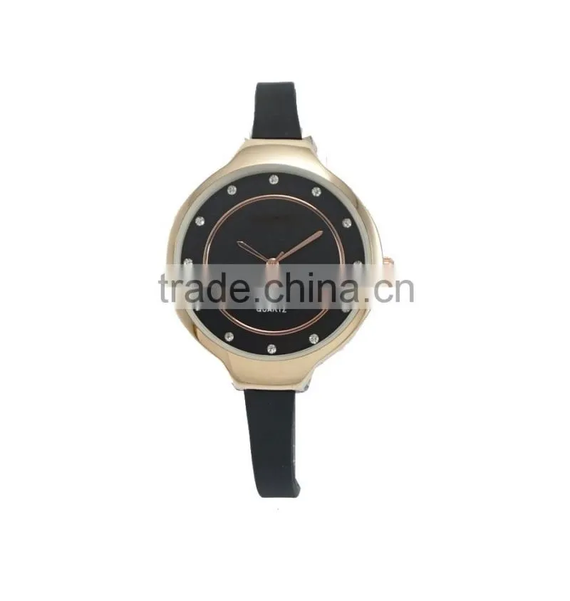 Factory directly sell cheap silicone women quartz watches good quality watch lady wear