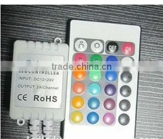 LED RGB remote controller smd 5050 3528 14.4w led strip 30cm rgb strip