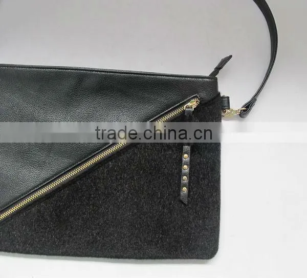 Fashion fur clutch lady shoulder bag 2013