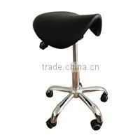 HY3004-1 Swivel Dental Bar Stool Whtie PU Leather Upholstery