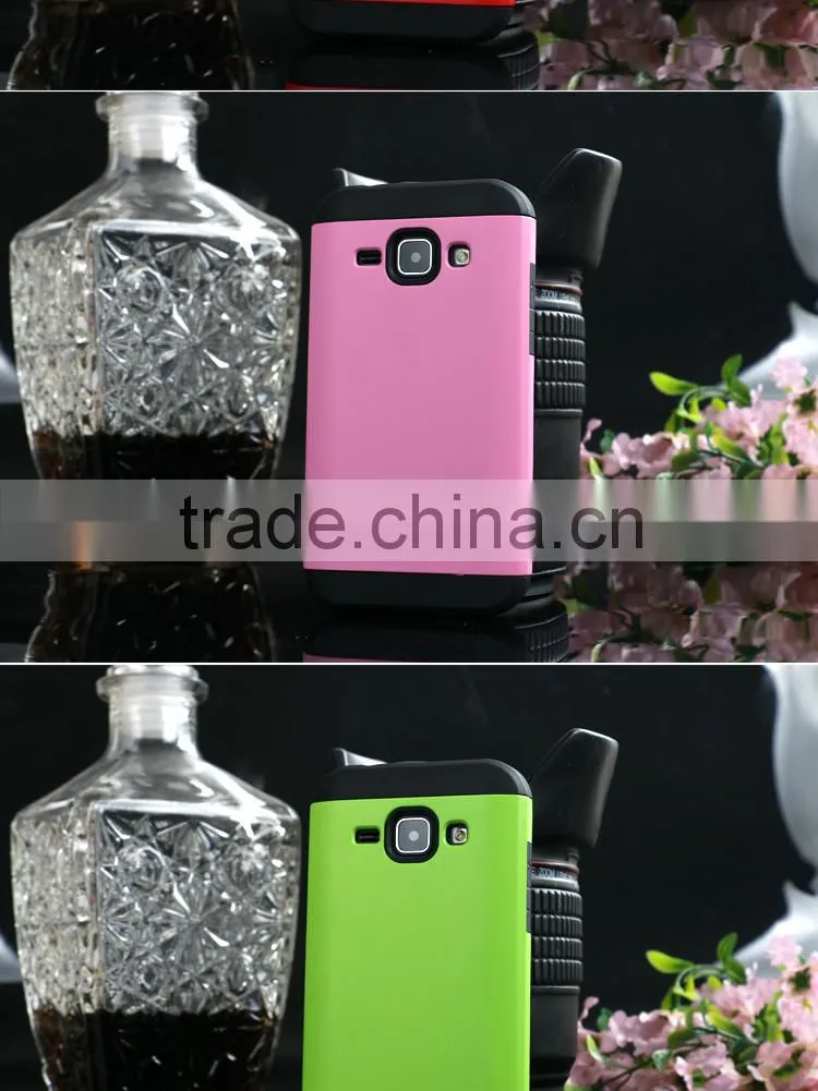 2015 Slim Colorful Armor case for samsung galaxy j1,for samsung galaxy j1 case