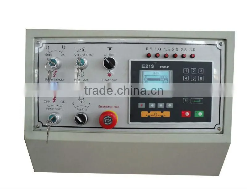 QC12Y-4*2500 cnc hydraulic shearing machine