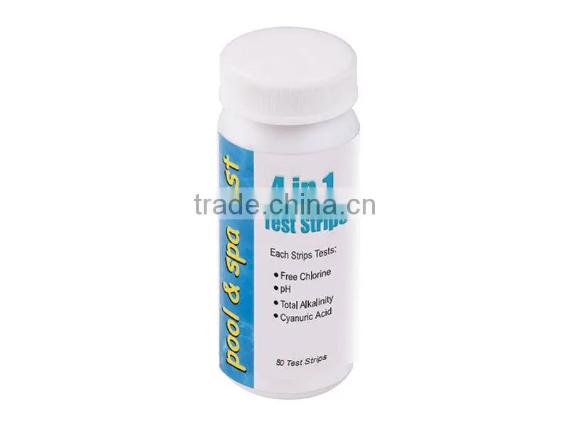 2015 Poolstar pool multipurpose test strips , ph cl test strips pool, alkalinity test strips