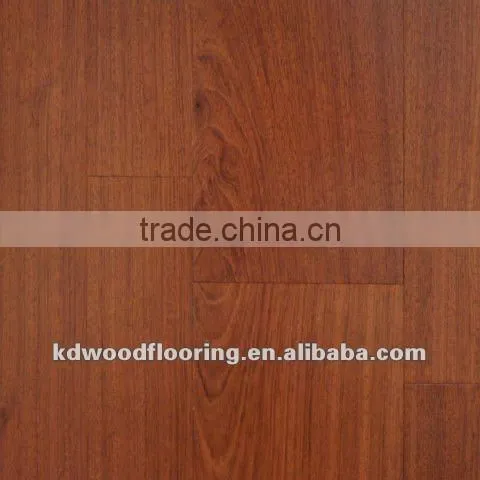 Stained prefinished multi layer engineered wood Jatoba flooring