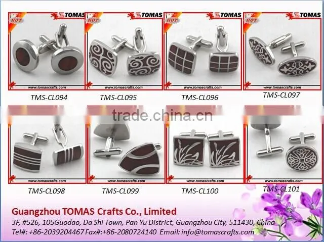 Fashion Mens Cufflinks , Custom Cufflinks , Crystal Cufflinks