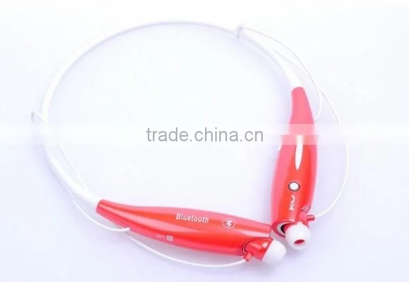 HV-800 Universal Wireless Bluetooth Music Headset A2DP Stereo Vibration Neckband Style Earphone Headphone For cellphones