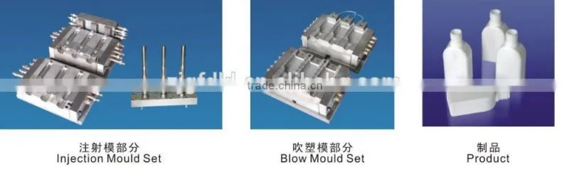 plastic eye drops bottle injection blowing mould for injection blow molding machine