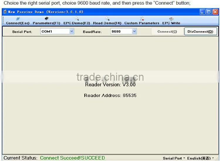 6B/6C Protocal 15m Long-Distance integrated car parking uhf rfid readerJM-0703