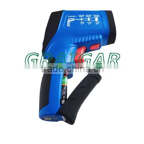 Infrared thermometer HT-8873 (-50-1150 centigrade) hand-held with LCD DISPLAY with Adjustable emissivity