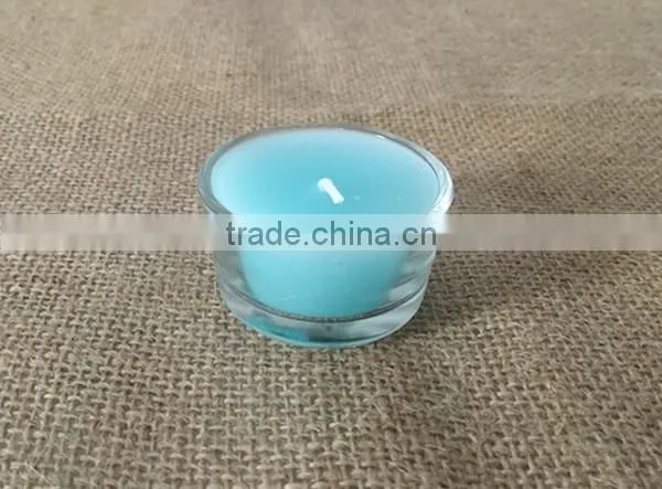 colourful flameless scented tealight candle, soy wax