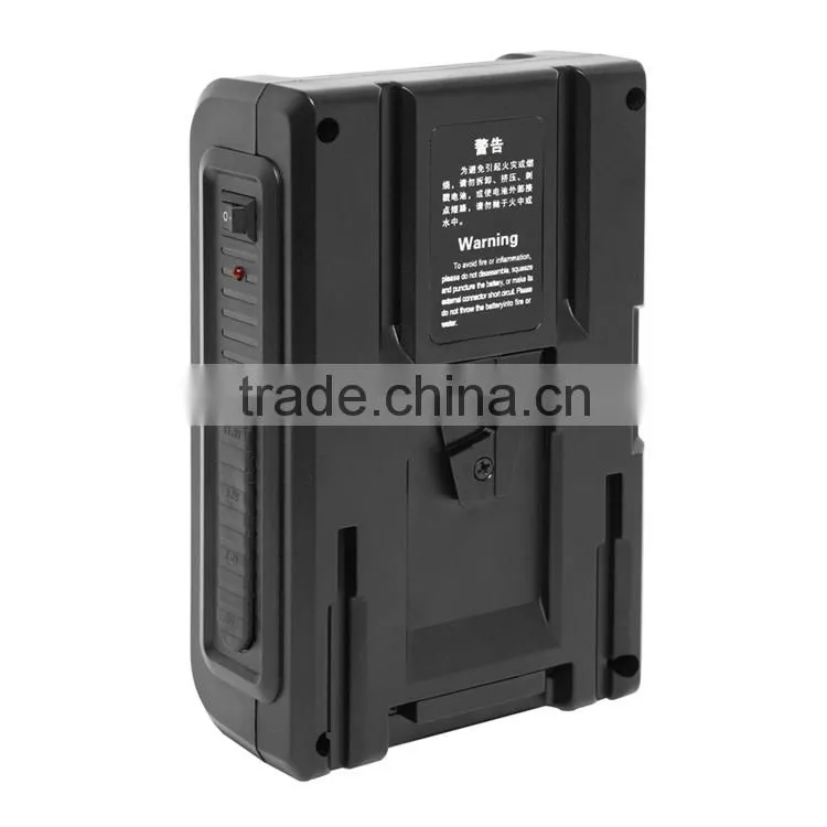 Broadcasting camcorder multi-function high capacity battery 13000mAh V190L with 4 voltage output for Sony Pansonic