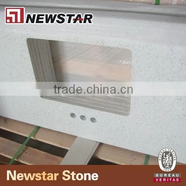 Newstar hotsell white quartz vanity tops