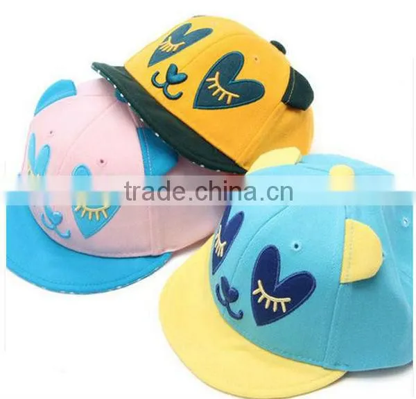 cute lovely fancy duck image baby hat snapback cap cheap kids baseball caps