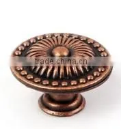 classical cabinet old design antique brass plating antique brass zinc alloy knobs