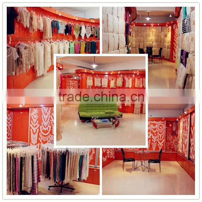 Fashion new design 100% cotton lace fabric embroidery designs