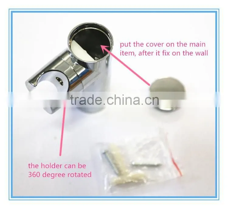MH203 High quality ABS plastic shower bracket,shower head hooks