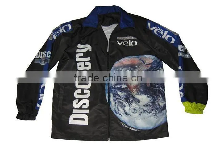Men'S Custom Polyester Allover Print Dye Sublimation Jackets