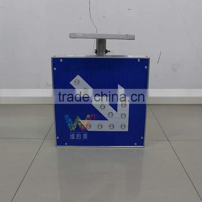 Customized size flashing light high way guidance led traffic sign