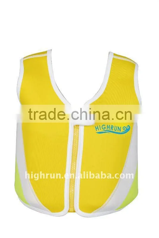 Children front zipper Neoprene Float Swim Vest
