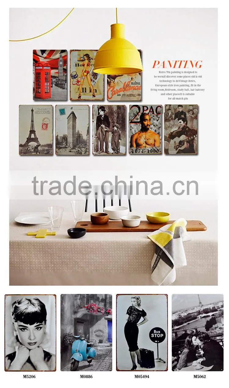 The train car design type metal decoration