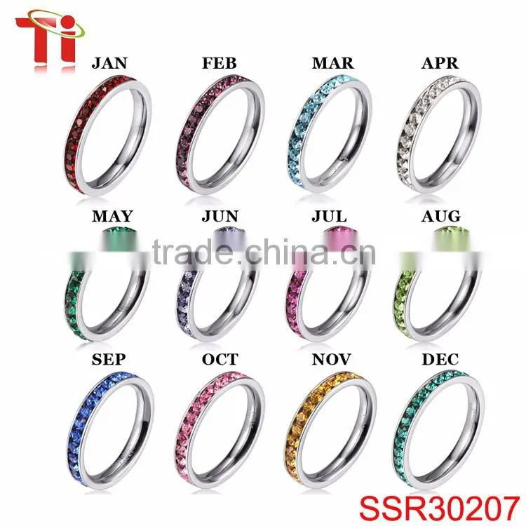 12 months birthstone wholesale custom made jewelry set for different tales