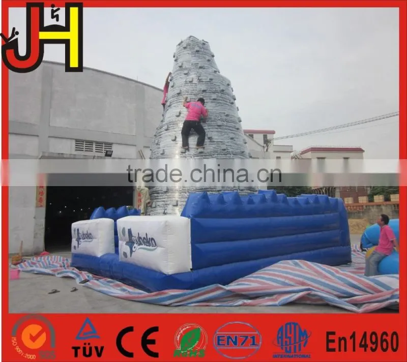Best price inflatable climbing wall, moving rock climbing wall
