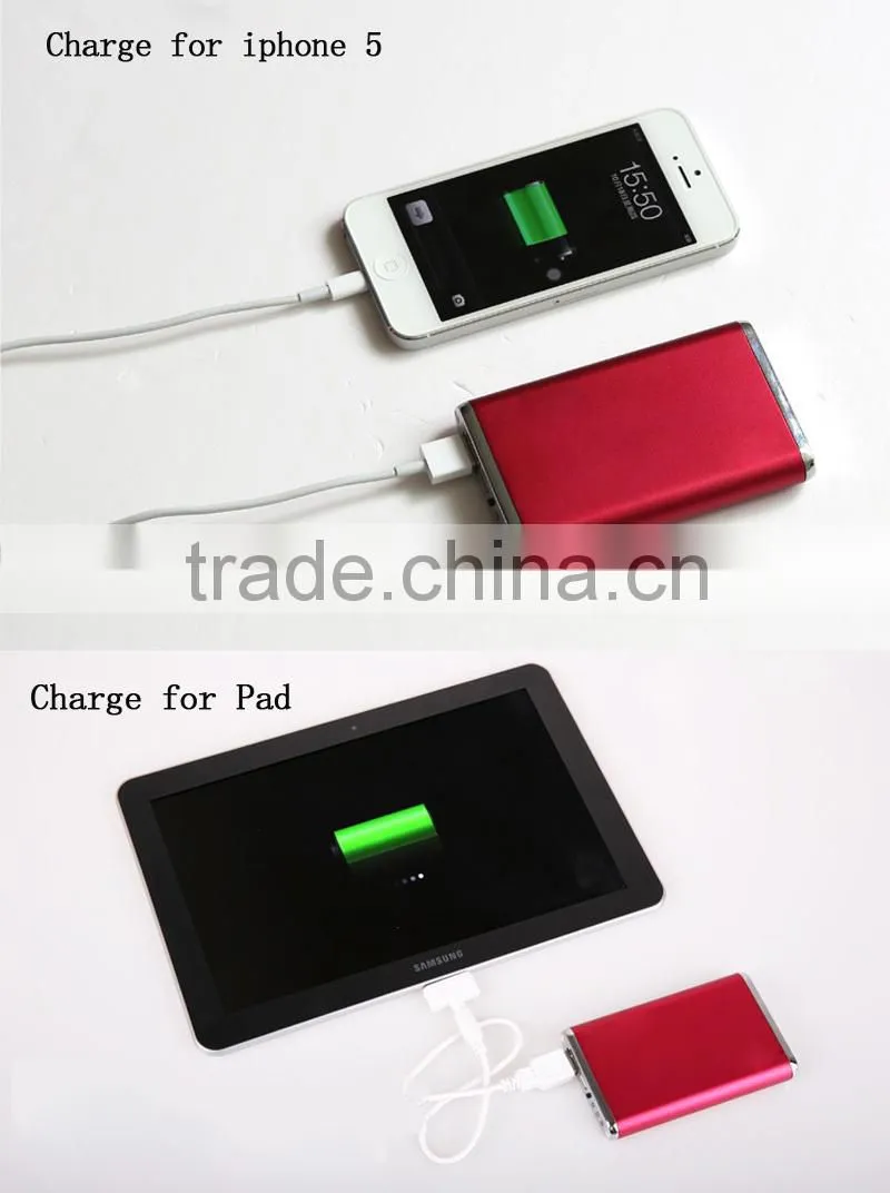 travel portable ultra slim USB mobile charger power bank,external battery charger