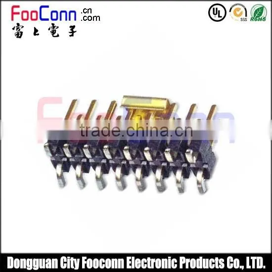 2.54mm pitch dual Right Angle pin header connector