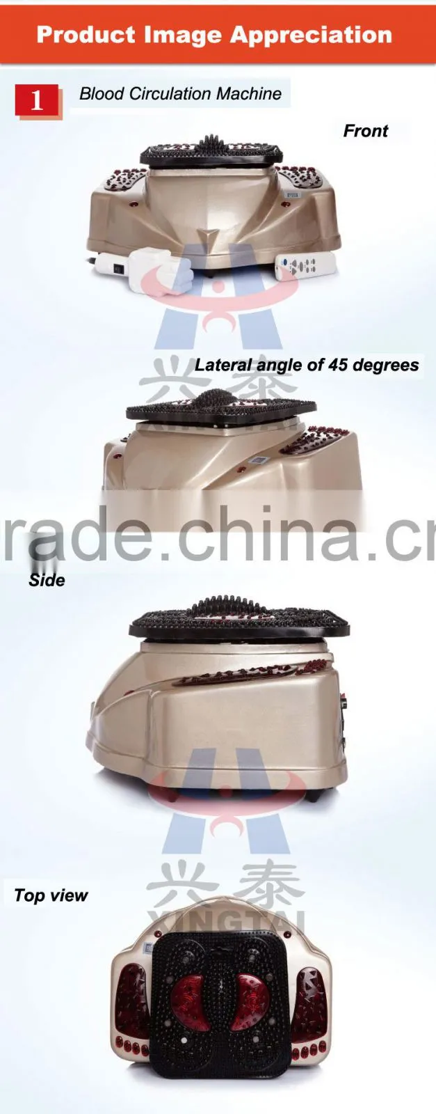XT-8805-7 Body Vibrating Infrared Function Magnet Theatment Health Care Blood Circulation Beautify Leg and Foot Massage Machine