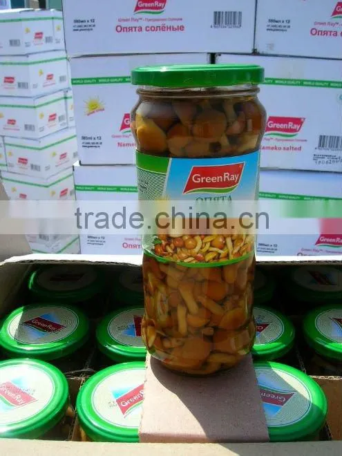canned nameko (canned marinated mushroom)