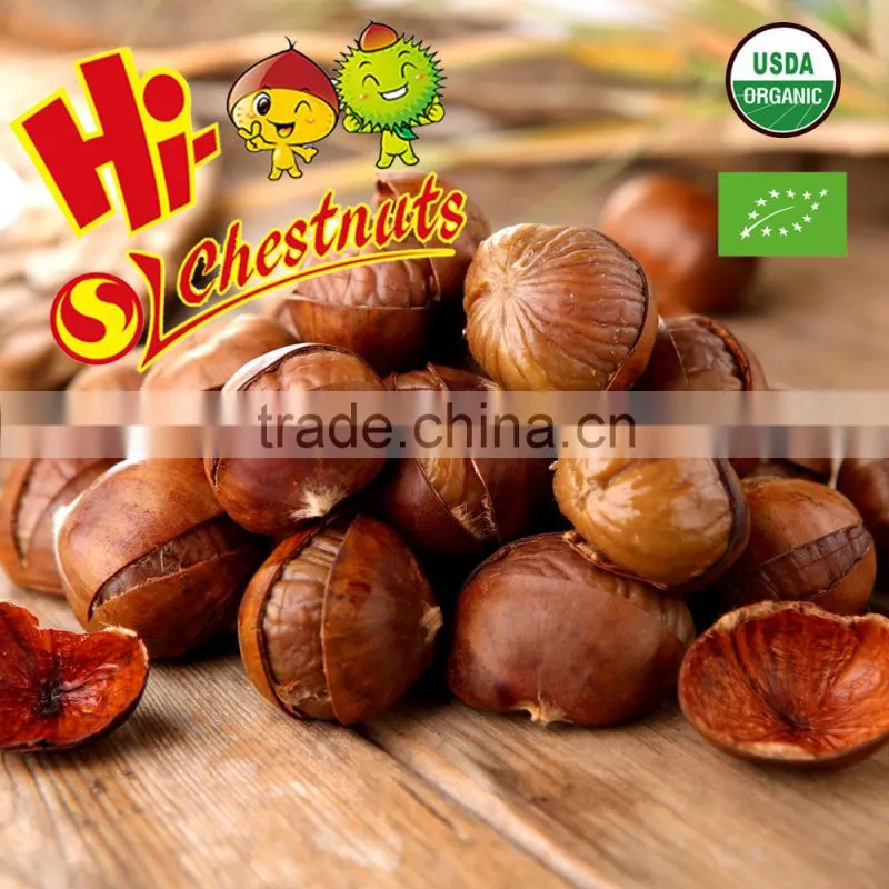 Natural Sweet Roasted Inshelled Chestnut Snacks