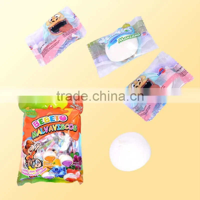 Sweet marshmallow with jam