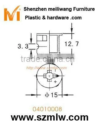 Zinc-alloy eccentric furniture joint connector of furniture fittings