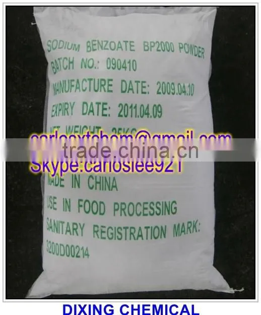 leading supplier Sodium Benzoate Food Grade