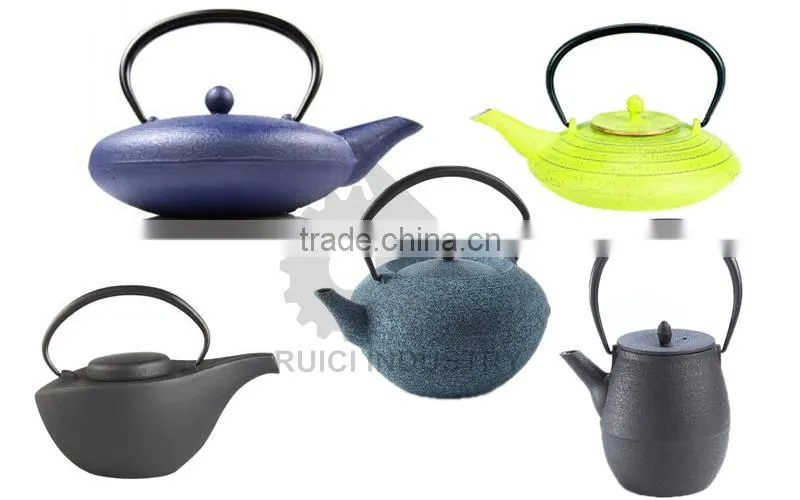 0.6L Enamel Japanese Cast Iron Ceramic Teapot