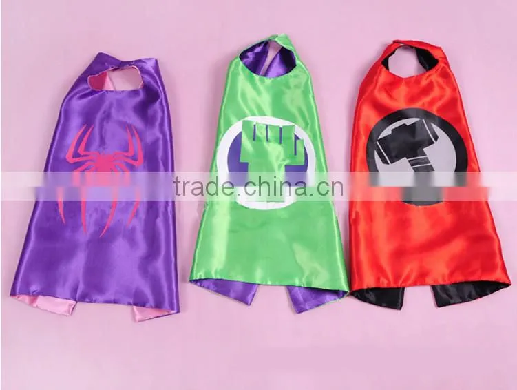 2017 NEW design superhero cape-glowing in the dark/ Will be very popular