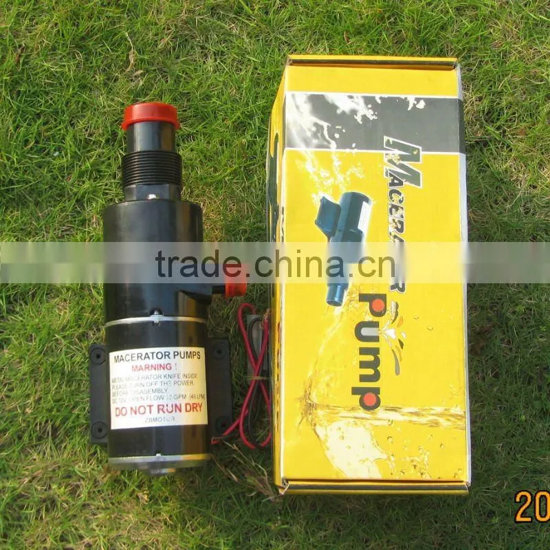 Singflo 12v macerator pump for mobile toilet
