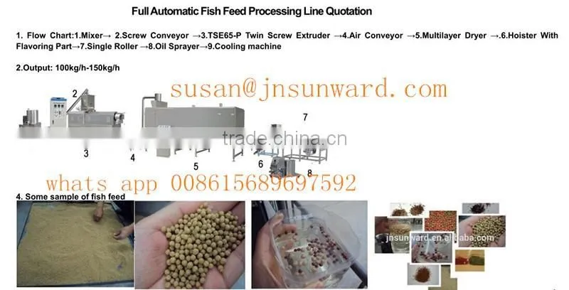 High quality fish feed dryer machine fish feed machine fish feed extruder machine