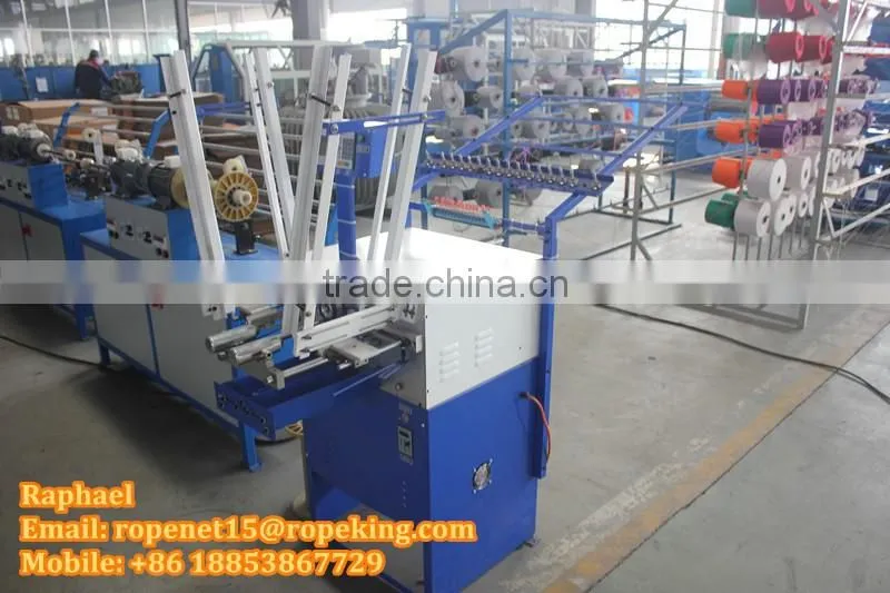 Two machine heads Automatic Bobbin Winding Machine for Rope Braiding Machines, bobbin winder