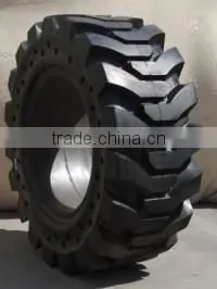 high quality resilient polyurethane bobcat linde forklift solid tyres 12-16.5