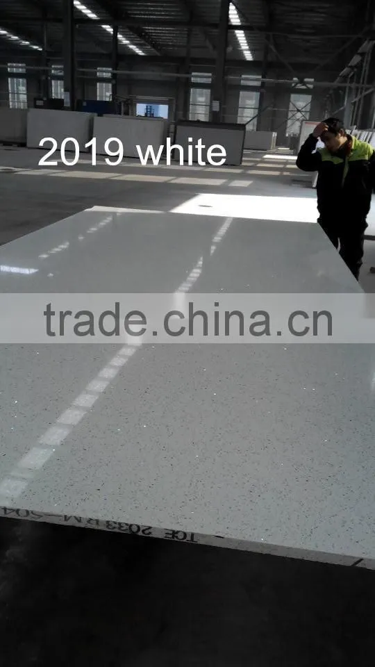 cheap artificial quartz stone floor tiles