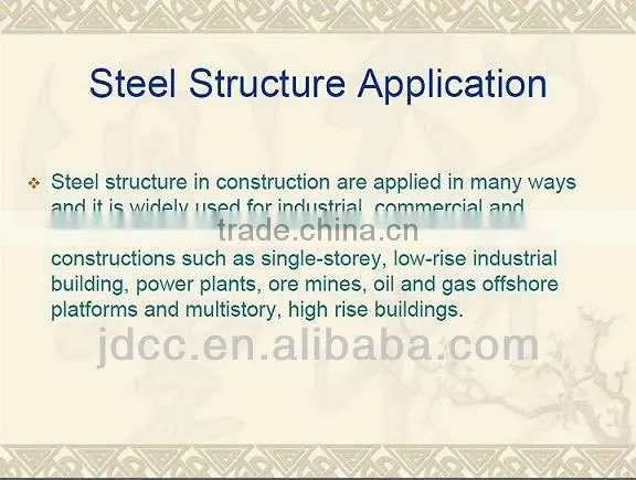 steel structural steel frame workshop
