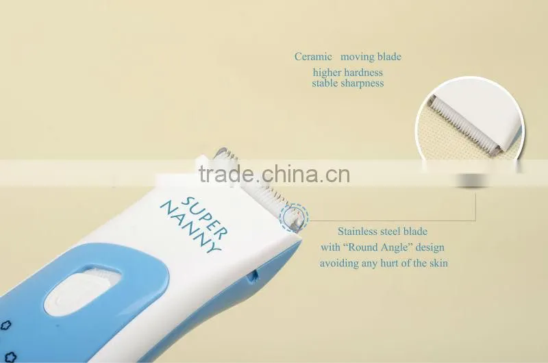 DC motor cordless quiet baby hair clipper(SN-217)