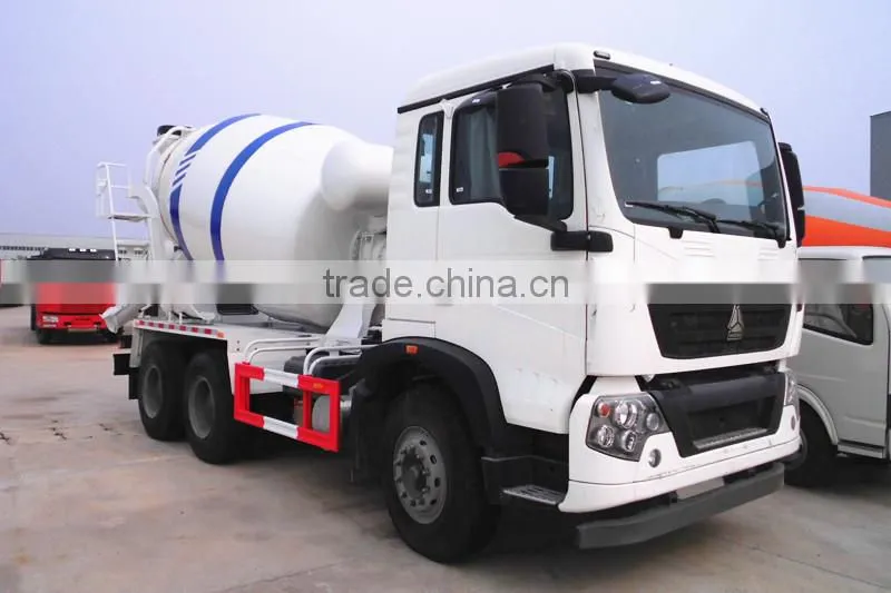 Howo 12 Cubic Meters Truk Mounted Concrete Mixer