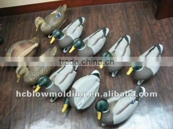 duck decoy hdpe blow molding XPE foam feeder hunting animal decoration