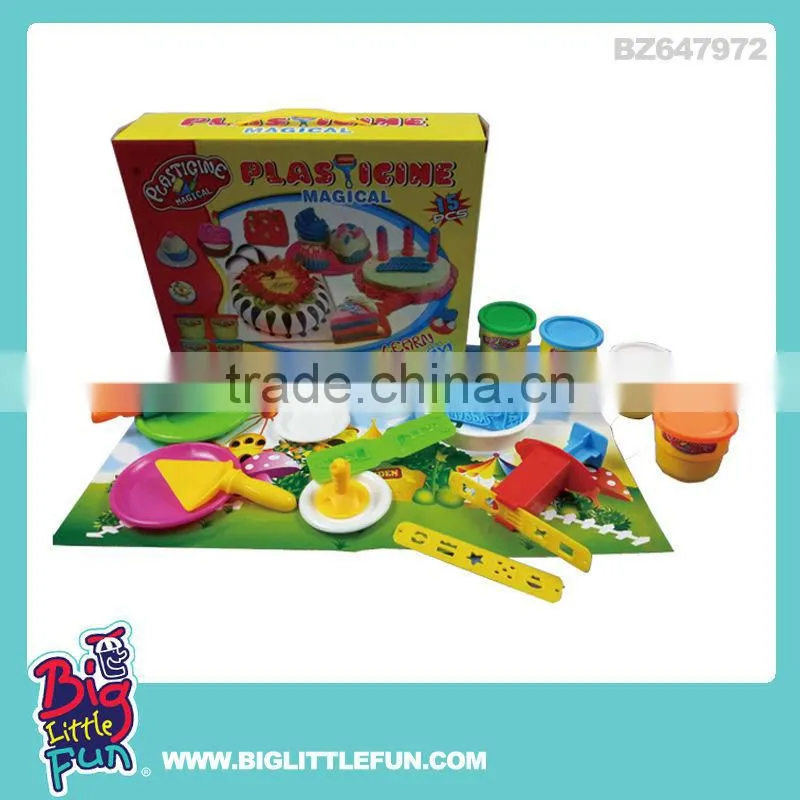 Kids dinosaur world play dough set toy