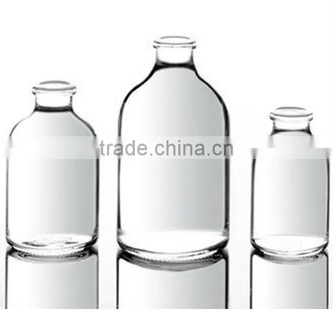7ml clear moulded glass vial 8ml 100ml